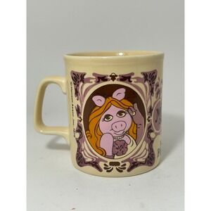 Vintage 1978 Miss Piggy Muppet Show Mug Kiln Craft Staffordshire England Ceramic